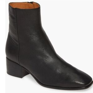 Rag & Bone Aslen Mid Boots Womens Size EU 38.5 US 8.5 Black Leather Block Heel